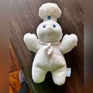 Vintage Pillsbury Doughboy 12" Plush 25th Birthday Poppin Fresh 1990 W/ Tags New